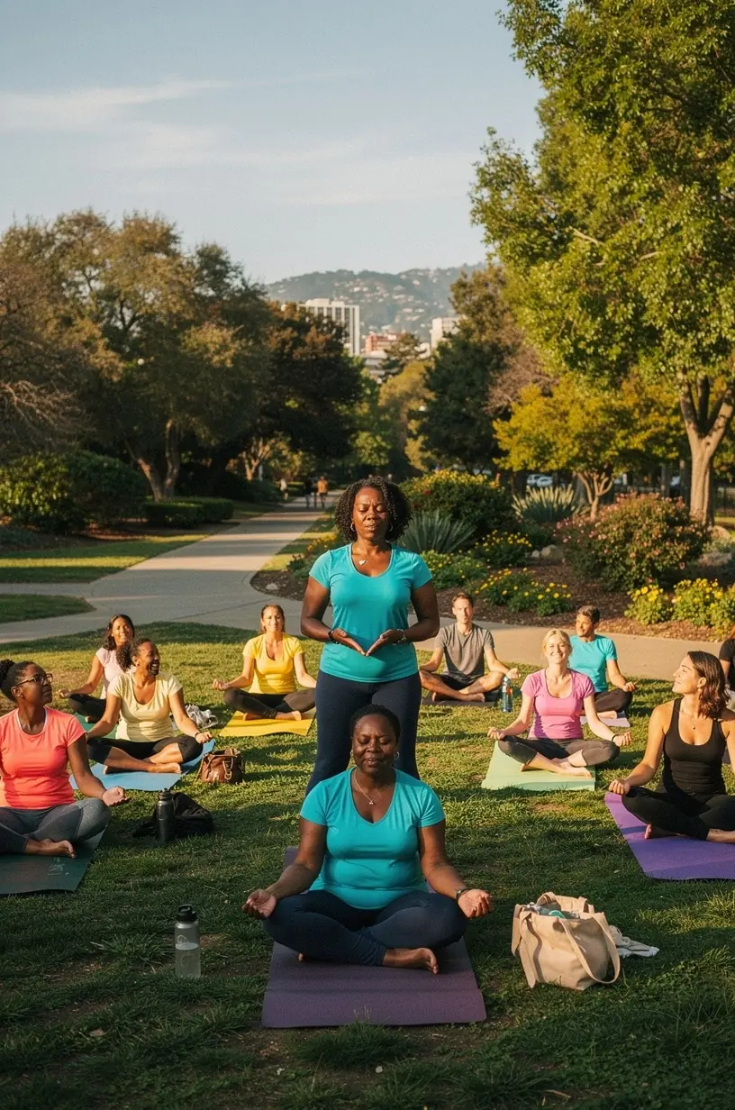 Community members collaborating to strengthen local resilience